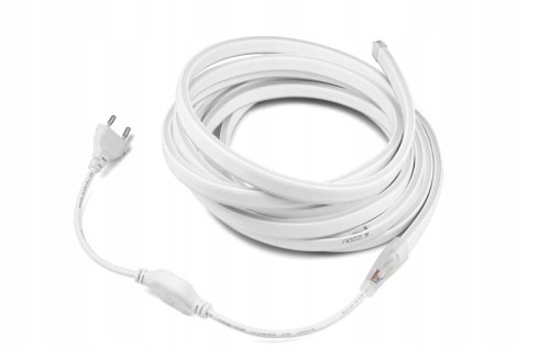 TAŚMA NEON LED 230 WODOODPORNY ZESTAW 15 RÓŻOWY