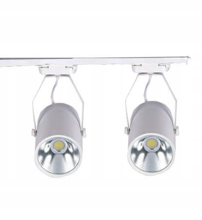 249 ZESTAW 2 reflektory LED 50W SKLEPOWE szyna 1m