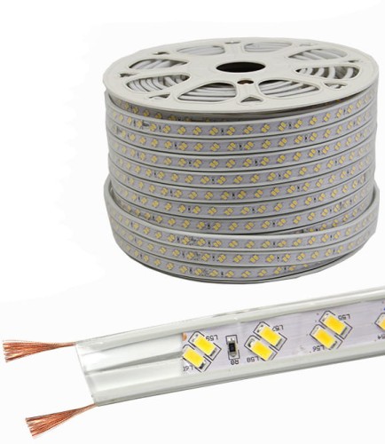 5630 TAŚMA LED 120/m 230V ZESTAW 15m ZIMNY IP68