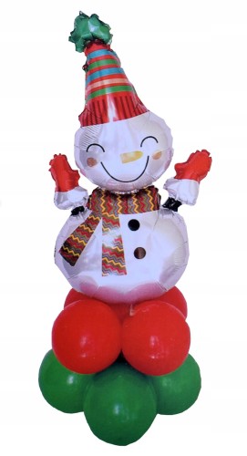 ZESTAW balonów Bałwan święta wigilia 9 szt