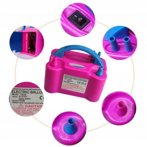 WYDAJNA Pompka elektryczna do balonów SZYBKA MOCNA