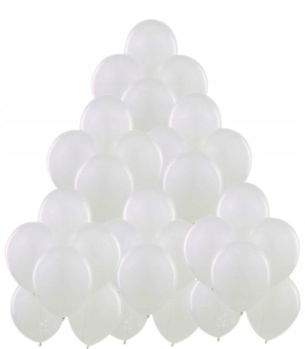 Balony lateksowy biały 100 wesele urodziny 23cm