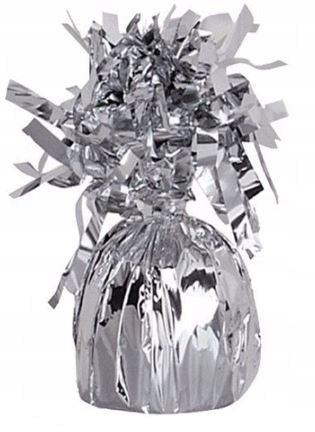 Obciążnik ciężarek do balonów z helem srebrny 150g