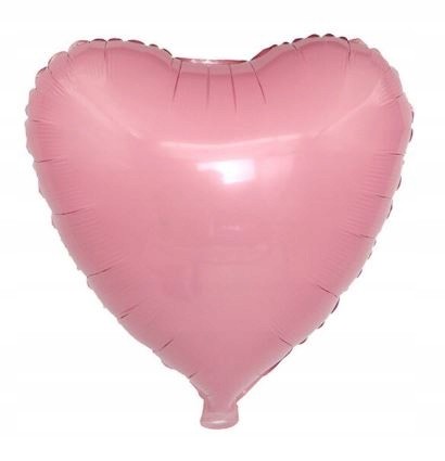 BALON foliowy różowy serce serduszko 45cm