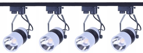 253 zestaw 4x NAŚWIETLACZ LED COB 12W WYSTAWA 3m