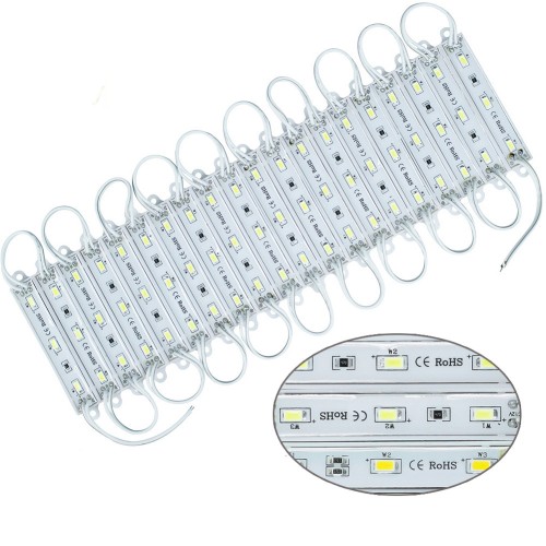 reklama BIAŁY ZIMNY MODUŁ LED 3x SMD 5050 0,72 12V