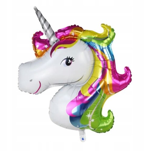 Balon tęczowy duży jednorożec unicorn URODZINY 110