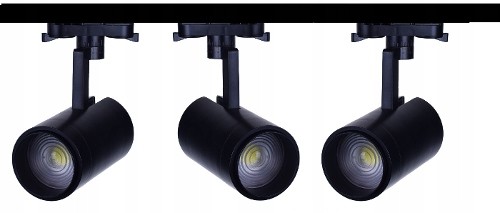 zestaw 3x NAŚWIETLACZA LED COB 30 6500 szyna 1,5m