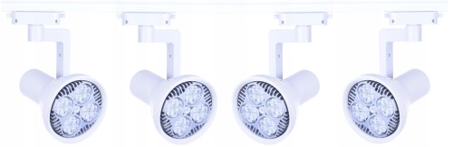 851 4x Reflektor ŻARÓWKA e27 LED 30W szyna 2x 1,5m