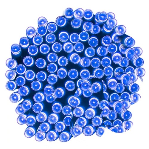 lampki CHOINKOWE LED 400 NIEBIESKIE ŁĄCZENIE 22m