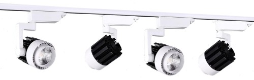 zestaw 4 x REFLEKTOR SZYNOWY LED COB 20W 3m SZYNA