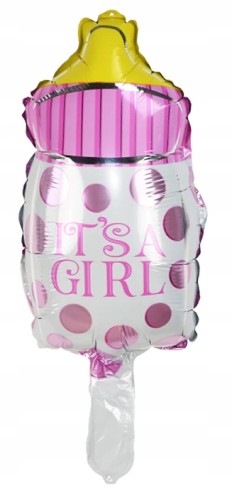 BALON foliowy butelka baby shower urodziny 82 cm