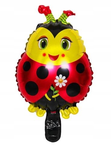 BALON foliowy biedronka urodziny przyjęcie 68cm