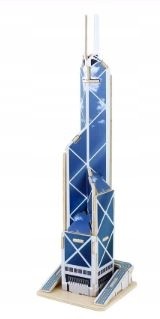 PUZZLE 3D UKŁADANKA drewniane prezent budowla bank