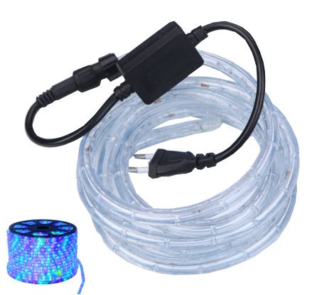 Wąż świetlny stały LED multikolor 10m choinkowy