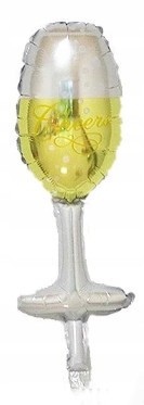 BALON foliowy kieliszek urodziny przyjęcie 100 cm