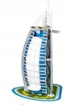 PUZZLE 3D UKŁADANKA drewniane prezent hotel dubai
