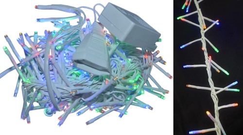 lampki CHOINKOWE 188 LED MULTI DEKORACJA jodełka