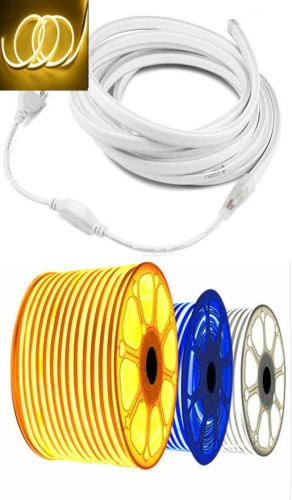 wąż świetlny TAŚMA LED NEON FLEX 230V CIEPŁY 1mb