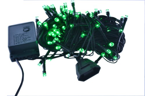 lampki CHOINKOWE LED 100 6m ZIELONY programator