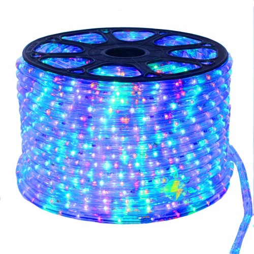 Wąż świetlny choinkowy LED 230V multi 2mb 3 żyłowy